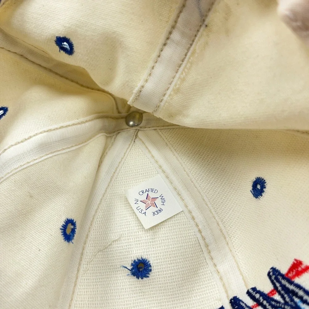 Vintage‎ Mark Martin Snapback Hat Cap Nascar Racing Tee 90s Y2K Blue White USA